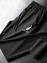 Noxwear - Men Fashion Quick Dry Pants Lightweight Hiking Jogging Running Trousers Breathable Workout Gym Ankle Tied Athletic Pants