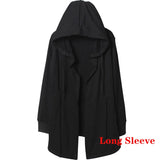 Noxwear - Black Hooded Wizard Vest Coat Men 2025 Autumn Summer Sleeveless Jacket Casual Men Coat Techwear WB184