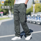 Noxwear - Men's Cargo Pants Summer Spring Cotton Work Wear New In Large Size 6XL Casual Climbing Joggers Sweatpants Hombre Autumn Trousers