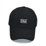Noxwear-FS Summer Black White American Flag Baseball Caps For Men Brand Women Hat Cotton Trucker Hats Street Hip Hop Cap Bone Feminino