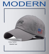 Noxwear-FS Summer Black White American Flag Baseball Caps For Men Brand Women Hat Cotton Trucker Hats Street Hip Hop Cap Bone Feminino