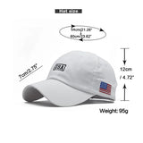 Noxwear-FS Summer Black White American Flag Baseball Caps For Men Brand Women Hat Cotton Trucker Hats Street Hip Hop Cap Bone Feminino