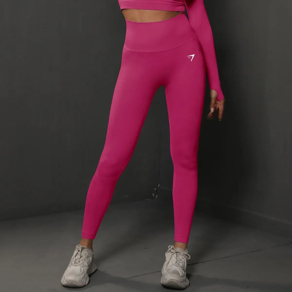Noxwear Women Sports Yoga Gym Women Men Workout Sets Tight Yoga Wear Peach Hip Training Yoga Pants