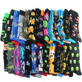 Noxwear - Cotton Happy Funny Socks Men Alien Planet Shark Crazy Design Sokken Unisex Novelty Dinosaur Crew Skateboard Calcetines Hombre