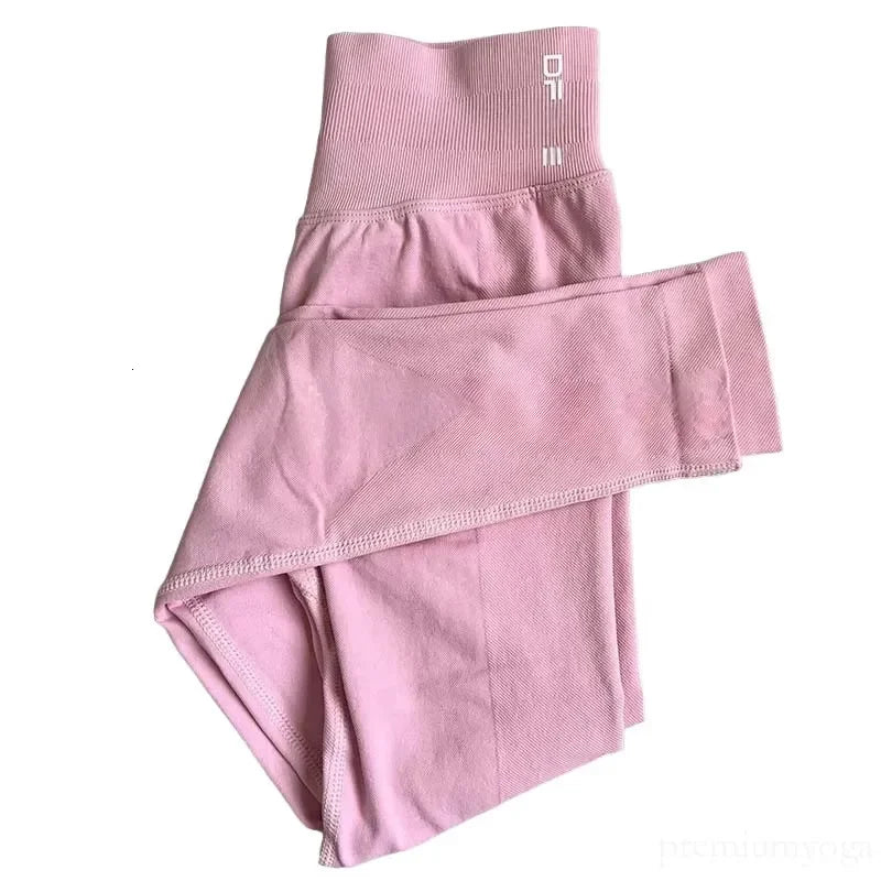 Noxwear Women High Waist Yoga Legging Seamless Scrunch Bum Leggings Workout Sports Tights Stretchy Pants