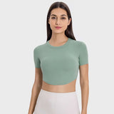 Noxwear T-shirt for Women Soft Four-way Stretch Naturally Breathable Slim Fit Yoga Running Shirt