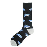 Noxwear - Cotton Happy Funny Socks Men Alien Planet Shark Crazy Design Sokken Unisex Novelty Dinosaur Crew Skateboard Calcetines Hombre