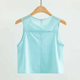 Noxwear Yoga Top Suitable for Women Loose Fitness Tailored Tank Top Fitness Sleeveless Hollow Running Sweat Shirt