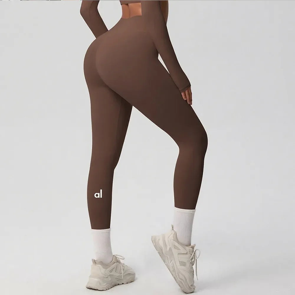 Noxwear Yoga Leggings Align Push-Up Soft Lift Sports Pants Tight Butt Lifting Shorts Running Fiess Breathable Women Pants
