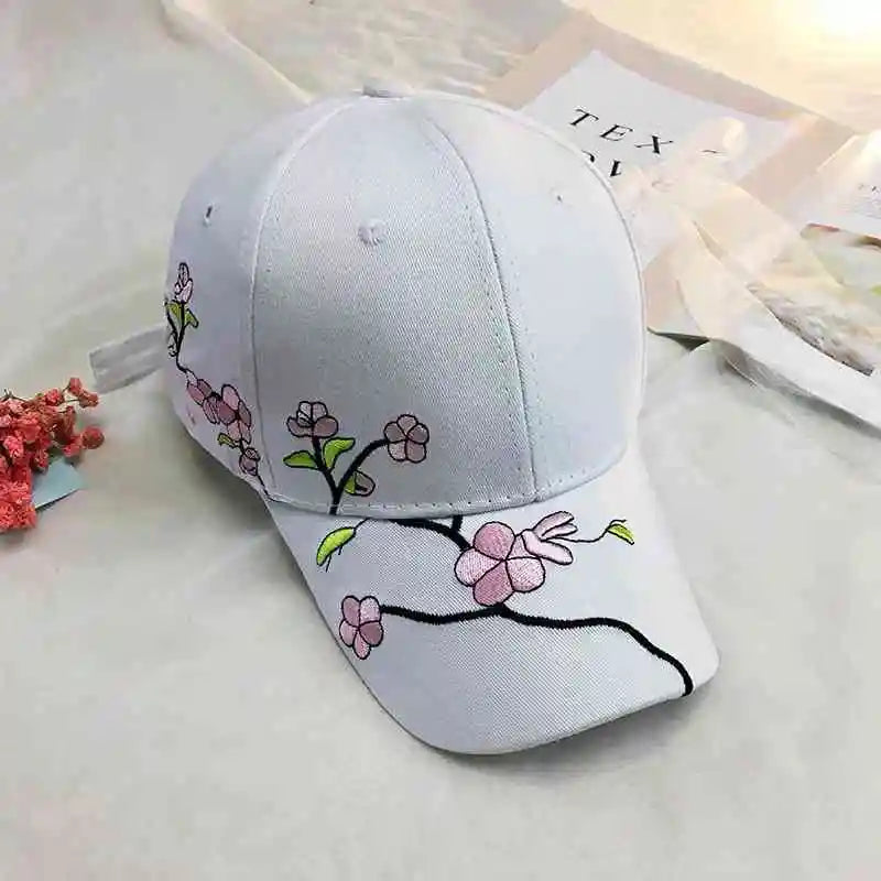 NoxWear - Floral Embroidery Sun Cap