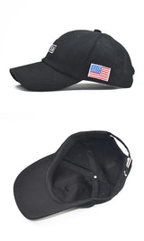 Noxwear-FS Summer Black White American Flag Baseball Caps For Men Brand Women Hat Cotton Trucker Hats Street Hip Hop Cap Bone Feminino