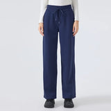 Noxwear Women Yoga Mid-Rise Pant Casual Sweatpants Straight Leg Wide Leg Pants Feeling Slimming Legs Soft Fabric Straight