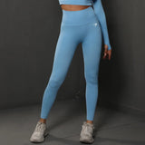 Noxwear Women Sports Yoga Gym Women Men Workout Sets Tight Yoga Wear Peach Hip Training Yoga Pants