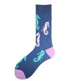 Noxwear - Cotton Happy Funny Socks Men Alien Planet Shark Crazy Design Sokken Unisex Novelty Dinosaur Crew Skateboard Calcetines Hombre