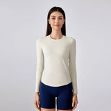 Noxwear Long Sleeve Shirt Super Soft Women Slim Fit Sweatshirts Skin-Friendly Yoga Shirts Fall and Winter Tops