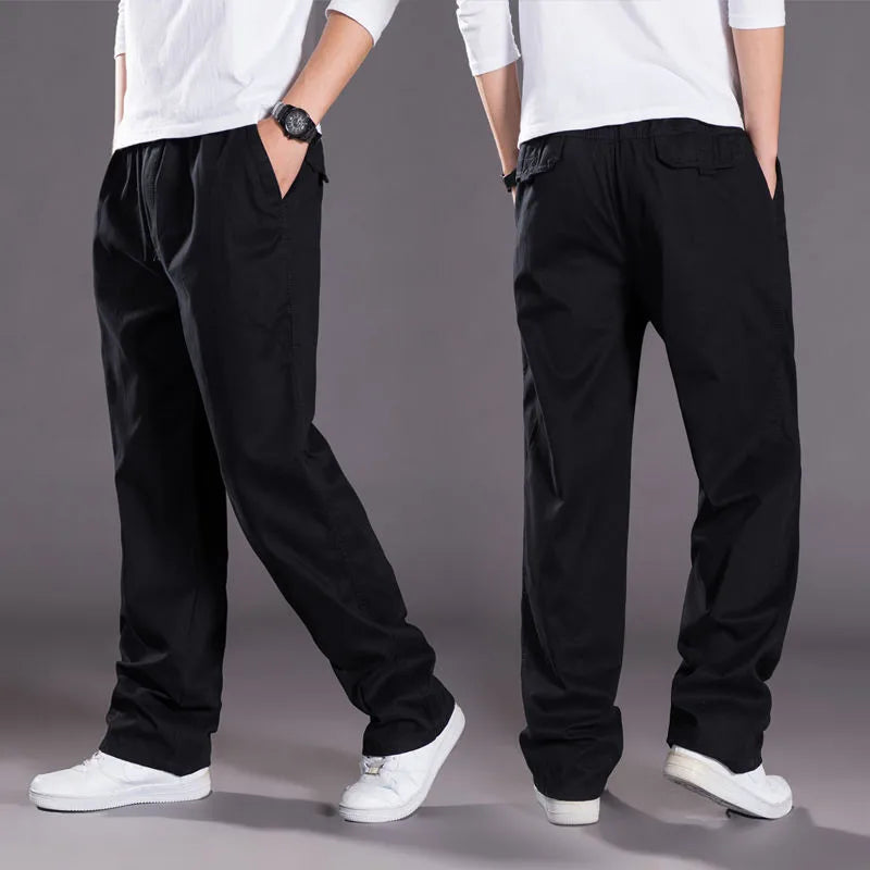 Noxwear - Men's Cargo Pants Summer Spring Cotton Work Wear New In Large Size 6XL Casual Climbing Joggers Sweatpants Hombre Autumn Trousers
