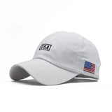 Noxwear-FS Summer Black White American Flag Baseball Caps For Men Brand Women Hat Cotton Trucker Hats Street Hip Hop Cap Bone Feminino