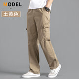 Noxwear - Men's Cargo Pants Summer Spring Cotton Work Wear New In Large Size 6XL Casual Climbing Joggers Sweatpants Hombre Autumn Trousers