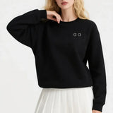 Noxwear Women Sweatshirts Long Sleeve Sports Shirt Round Neck Yoga Lady Tops Sweatshirt