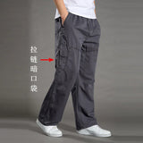Noxwear - Men's Cargo Pants Summer Spring Cotton Work Wear New In Large Size 6XL Casual Climbing Joggers Sweatpants Hombre Autumn Trousers
