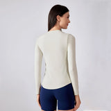 Noxwear Long Sleeve Shirt Super Soft Women Slim Fit Sweatshirts Skin-Friendly Yoga Shirts Fall and Winter Tops