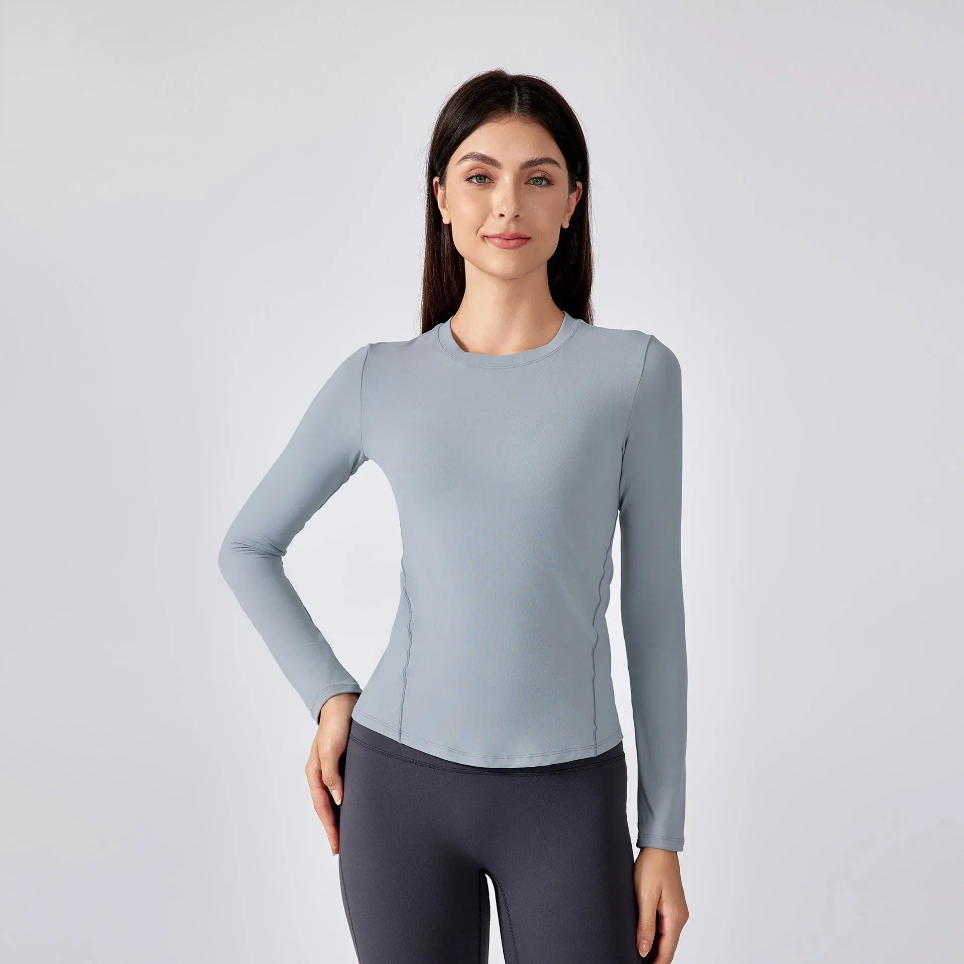 Noxwear Long Sleeve Shirt Super Soft Women Slim Fit Sweatshirts Skin-Friendly Yoga Shirts Fall and Winter Tops