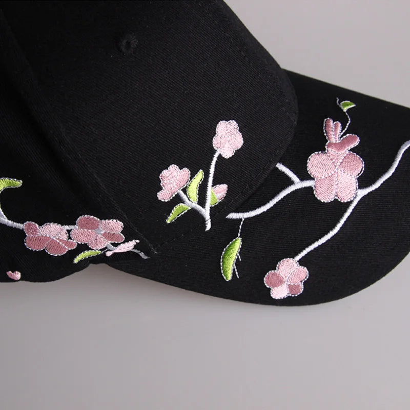 NoxWear - Floral Embroidery Sun Cap