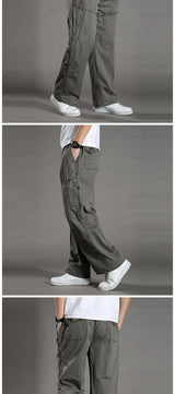 Noxwear - Men's Cargo Pants Summer Spring Cotton Work Wear New In Large Size 6XL Casual Climbing Joggers Sweatpants Hombre Autumn Trousers