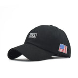 Noxwear-FS Summer Black White American Flag Baseball Caps For Men Brand Women Hat Cotton Trucker Hats Street Hip Hop Cap Bone Feminino