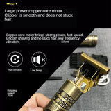 Noxwear - Vintage T9 Hair Clipper Beard Shaving Body Hair Trimmer Clippers Electric Men Haircut Machine 0mm Barber Shaver