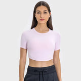 Noxwear T-shirt for Women Soft Four-way Stretch Naturally Breathable Slim Fit Yoga Running Shirt