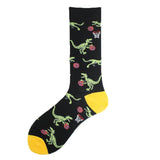 Noxwear - Cotton Happy Funny Socks Men Alien Planet Shark Crazy Design Sokken Unisex Novelty Dinosaur Crew Skateboard Calcetines Hombre