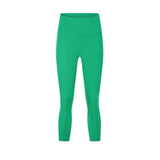 Noxwear Cropped Pants No Yoga Pants Slim Fit Leggings Solid Color Sweatpants Nake Feeling Capris Women Elastic Tight
