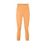 Noxwear Cropped Pants No Yoga Pants Slim Fit Leggings Solid Color Sweatpants Nake Feeling Capris Women Elastic Tight