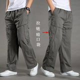 Noxwear - Men's Cargo Pants Summer Spring Cotton Work Wear New In Large Size 6XL Casual Climbing Joggers Sweatpants Hombre Autumn Trousers
