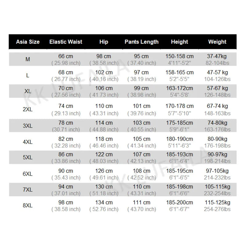 Noxwear - Autumn Pants Men Fitness Sportswear Tracksuit Elastic Waist Sweatpants Cotton Trousers Loose Gyms Jogger Track Pants Mens M- 8XL