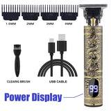 Noxwear - T9 Professional Hair Clipper/Accessories for Men | USB Fast Charging | Beard/Body/Hair Trimmer | Precision Electric Shaver