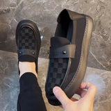 Noxwear - 2025 Autumn New British Style Mens Casual Shoes Fashion Trend Board Shoes Male Flat Shoes Platform Business Casual Loafers Mens