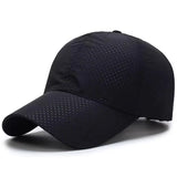 Noxwear - Hat Men Spring Summer Solid Color Mesh Cap Baseball Cap Women Autumn Korean Edition Sunscreen Hat Mesh Breathable Peaked Cap