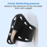 Noxwear - VELPEAU Shoulder Sling Breathable for Rotator Cuff Tear, Arm Fracture and Dislocation, Shoulder Immobilizer for Sleeping