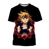 Noxwear - Summer Hot selling Anime Character Creative Design 3D Printing Cool and Personalized Fashion T-shirt