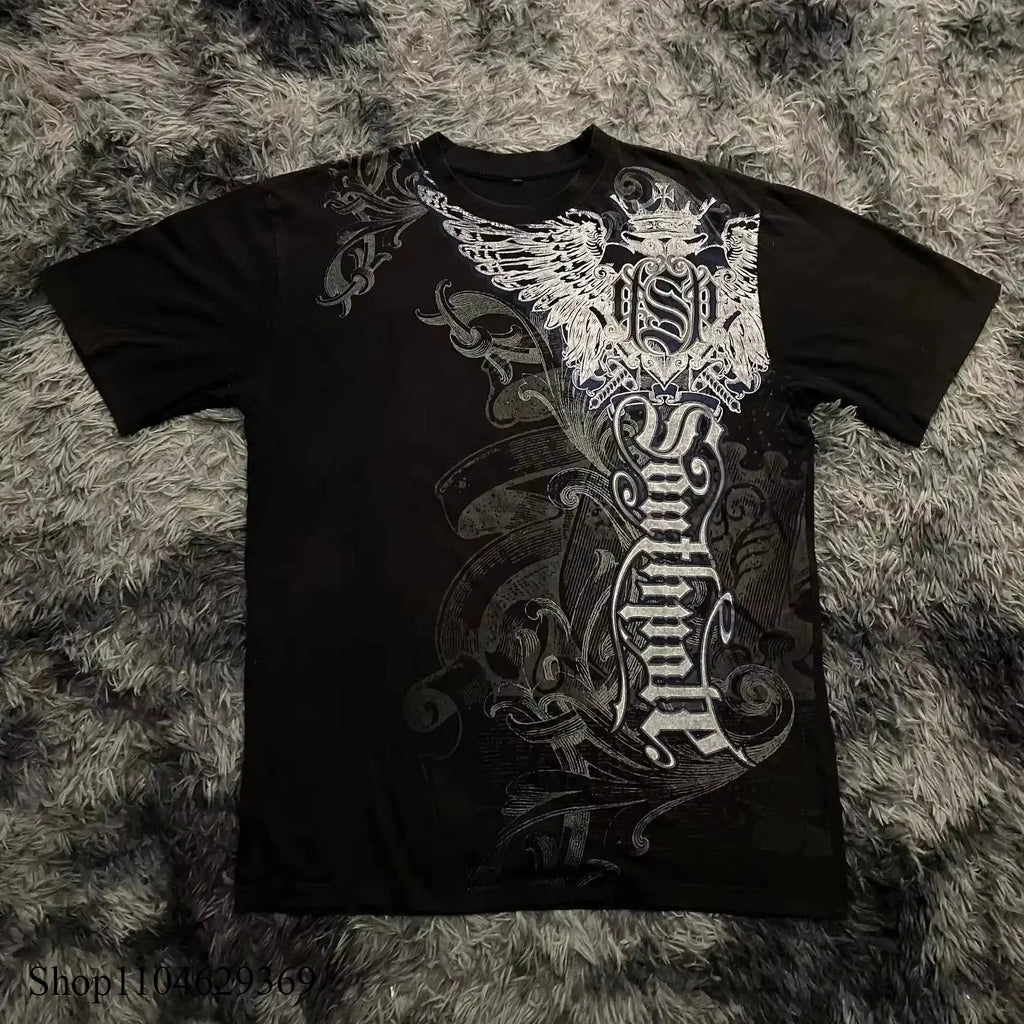 Noxwear - Y2K Gothic Oversized Tee
