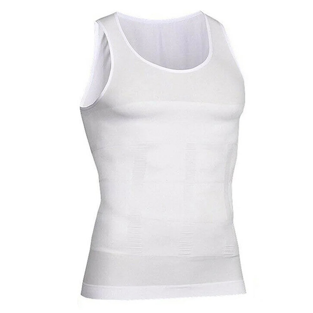 Noxwear - Men's Compression Shirts Tank Tops Undershirts Mens Slimming Body Shaper Vest Sleeveless Abdomen Slim Vest Fitness Workout