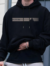 Noxwear - Top Pick FUTURE Graphic Hoodie - Polyester-Spandex, Front Pockets, All-Season