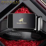 Noxwear - Men Belt Automatic Buckle Belt Fashion Alloy Belts Genune Leather Luxury Belts for Men Business Luxury Designer Clothes