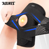 Noxwear - AOLIKES Knee Pads Support with Side Stabilizers for Men and Women Meniscal Tear Knee Pain ACL MCL Arthritis Injuries Recovery
