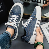 Noxwear - 2026 Trend Men's Casual Canvas Shoes Flats Shoe Hot Korean Style Men Board Shoes Lightweight  Breathable Walking Footwear Hombre