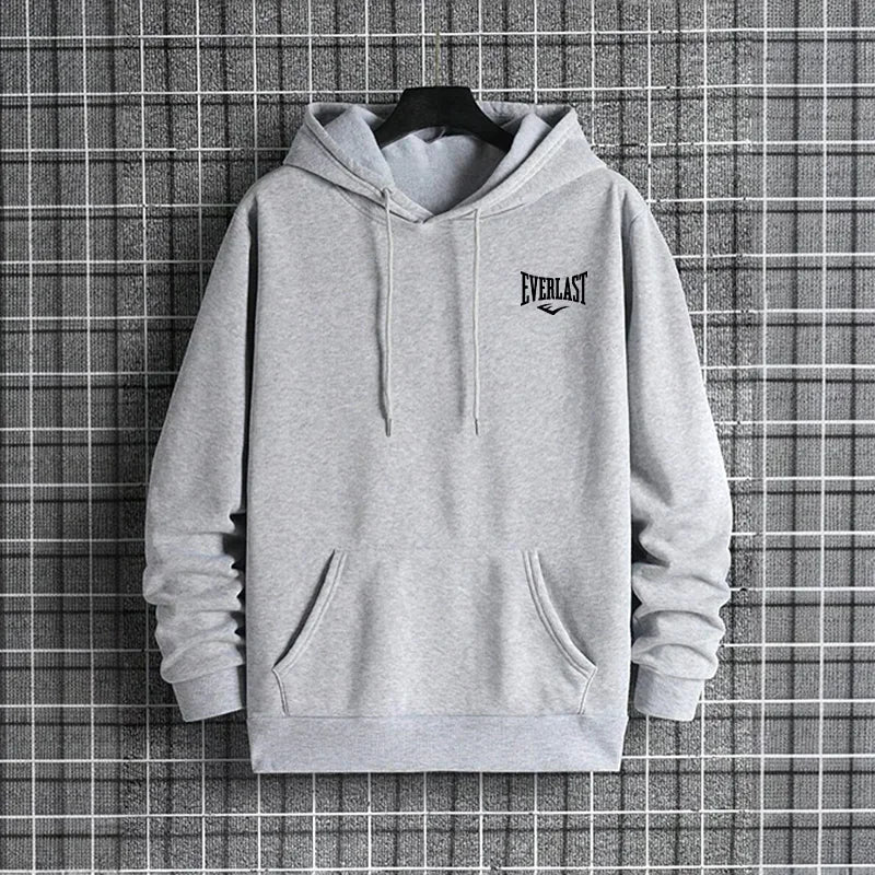 Noxwear - Men's Hoodie Autumn Winter High Grade Warm Sweatshirt Male Daily Casual Fashion Pullover Outdoor Gym Fitness Sporty Hooded Coats