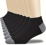 Noxwear - 10/5/3pairs Breathable Con Sports Stockings Men Bamboo Fiber Autumn and Winter Men Socks Sweat Absorption Deodorant.