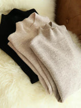 Noxwear - Autumn Winter chic Bottom Sweaters Women Fashion Turtleneck Pullover Slim Long Sleeve Knitted Jumpers Soft Warm Pull Femme Top